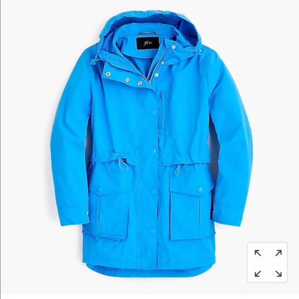 *NWT* J Crew perfect rain jacket in size XS